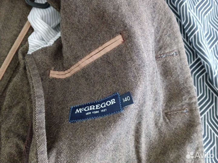 Пиджак школьный для мальчика р 140