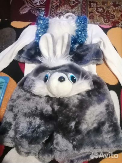 Новогодний костюм зайца 104