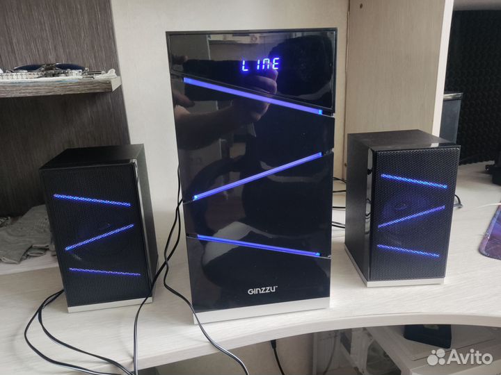 Акустическая система 2.1 ginzu gm420