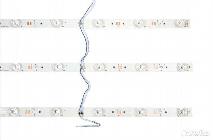 Комплекты - светод. линейки с линзами уже в спайке