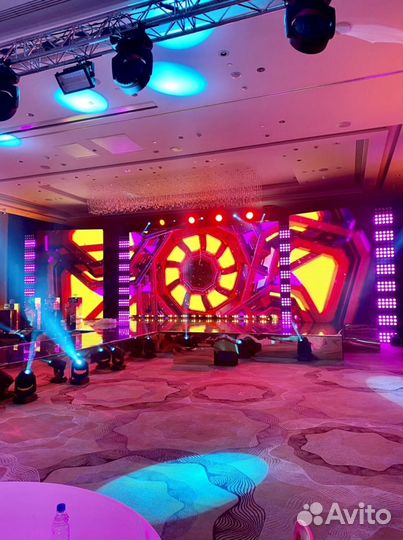 Светодиодный экран на свадьбу / мероприятие