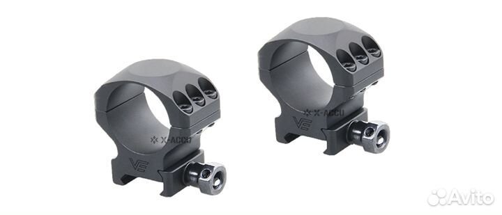 Vector Optics Кольца X-Accu 30 мм, Low xasr-3001