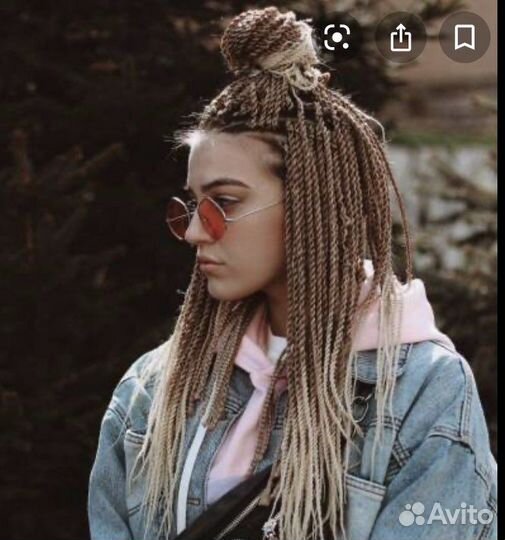 Де-косы афрокосички сенегальские косы