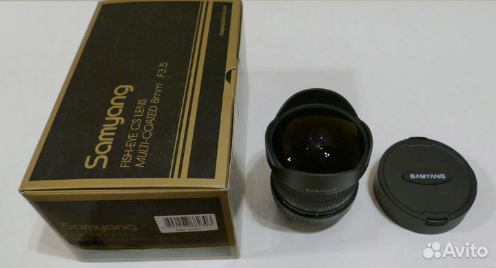 Широкоугольный объектив crop Samyang 8 mm f/ 3.5