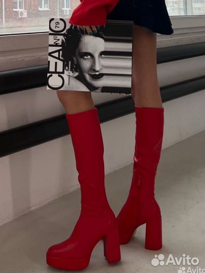 Сапоги ботфорты 37