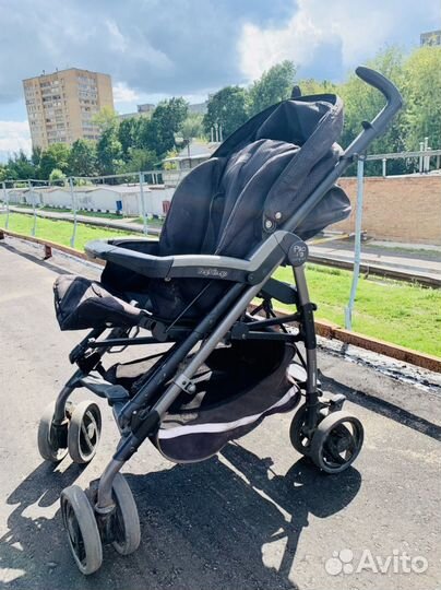 Коляска прогулочная Peg Perego черная