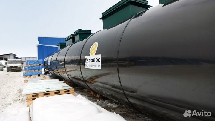Септик на 70+ человек евролос экопром