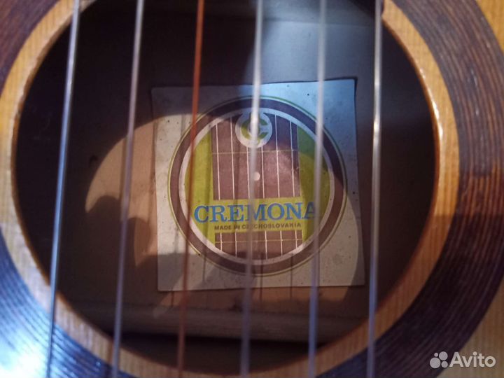 Акустическая гитара советского времени бу