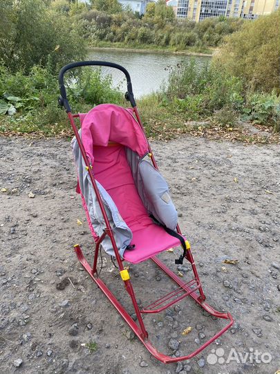 Коляска санки детские