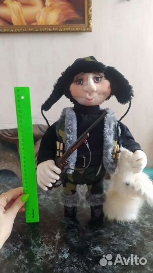 Игрушка ручной работы. вдв и Охотник