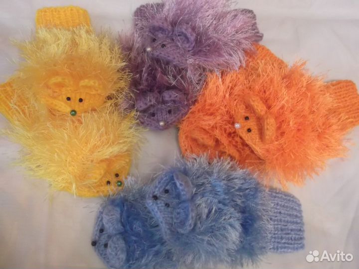 Варежки- ежики