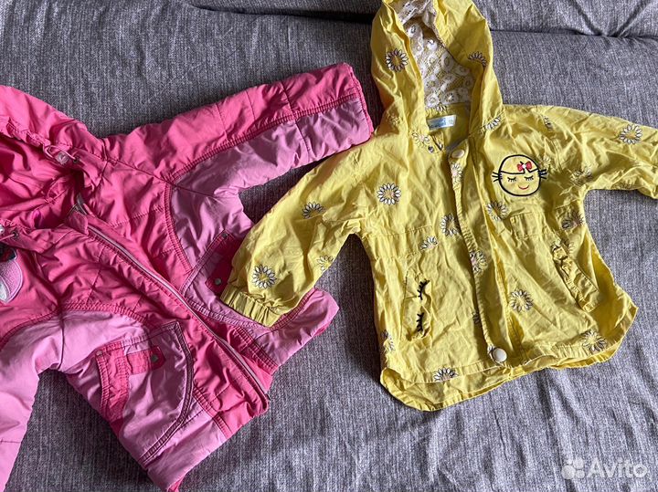 Вещи пакетом на девочку 80-86