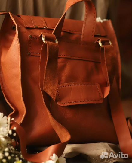 Рюкзак женский натуральная кожаный