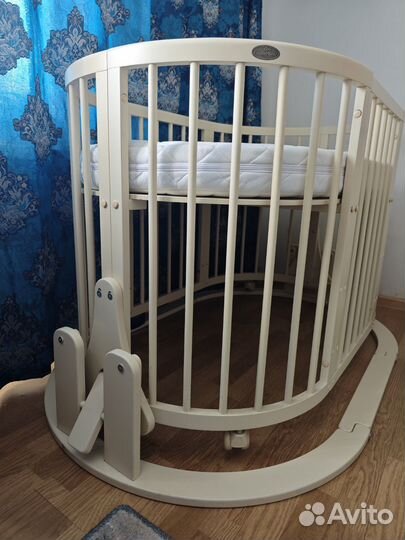 Кроватка-Трансформер 7в1 с маятником ComfortBaby