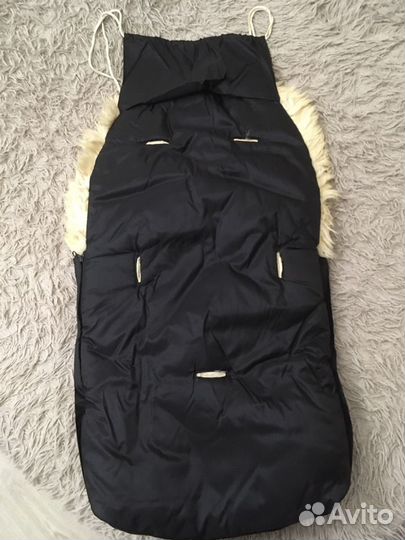 Конверт новый из натуральной овчины