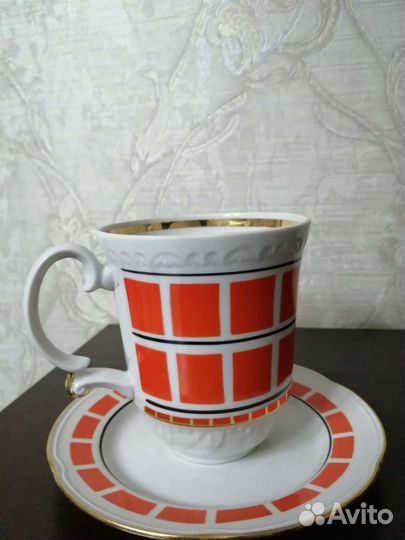 Чашка с блюдцем лфз