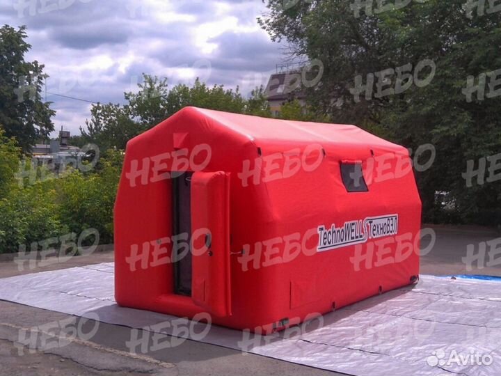 Пневмокаркасный модуль для санобработки