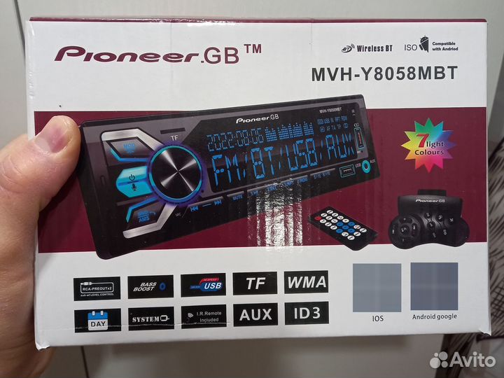 Магнитола 1 din с bluetooth