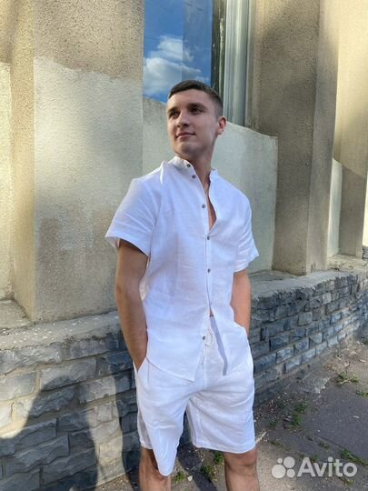 Рубашка + шорты мужской,новый