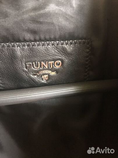 Куртка кожаная Punto Италия