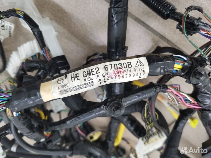 Проводка торпедо Mazda 6 GJ 15-18 рестайлинг