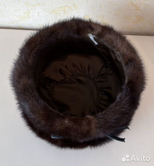 Шапка норковая женская