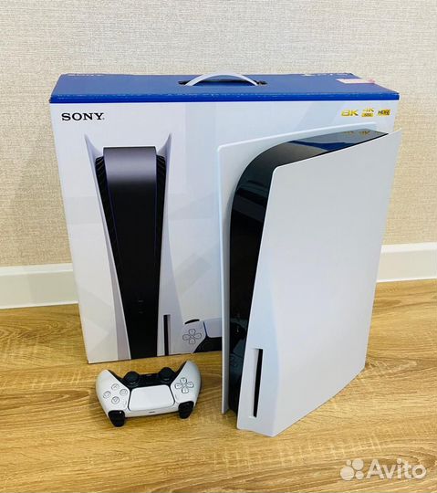 Sony PS5 (Ростест) + 68 игр