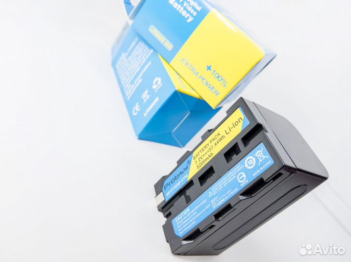 Акб полный аналог Sony NP-F770 NP-F750 5000мАч