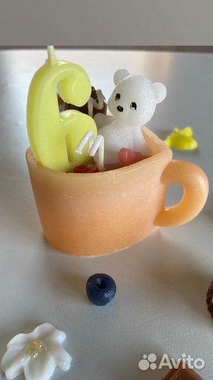 Свечи на торт и в подарок