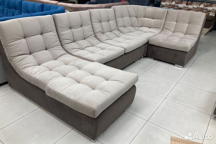 Диван угловой буквой П