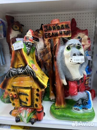 Садовые фигуры из гипса