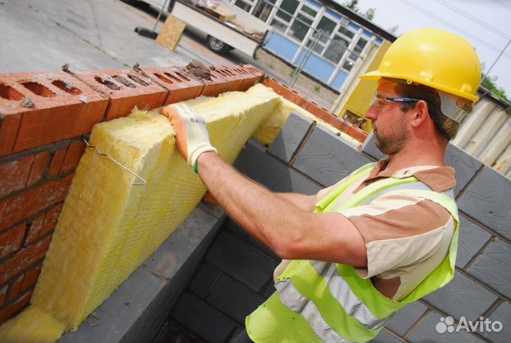 Утеплитель 45 кг/м3 негорючий