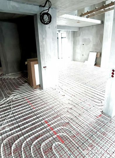 Монтаж теплых полов