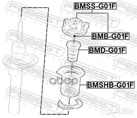 Подшипник опоры переднего амортизатора bmbg01F