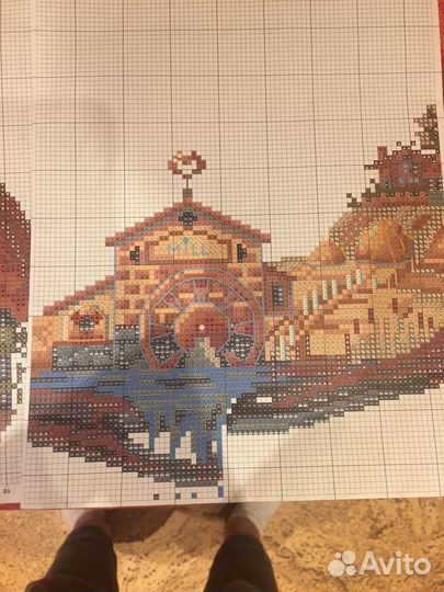 Остатки от набора для вышивания Оленьи Угодья