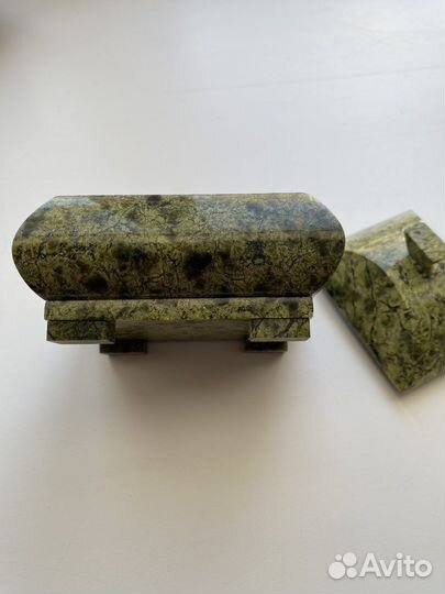 Шкатулка для украшений змеевик