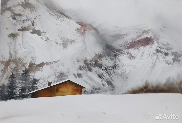 Картины в интерьер акварельные пейзажи