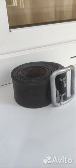 Кожаный ремень портупея