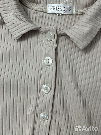 Лонгслив с пуговицами