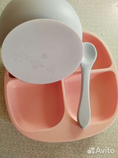 Силиконовые посуда детская