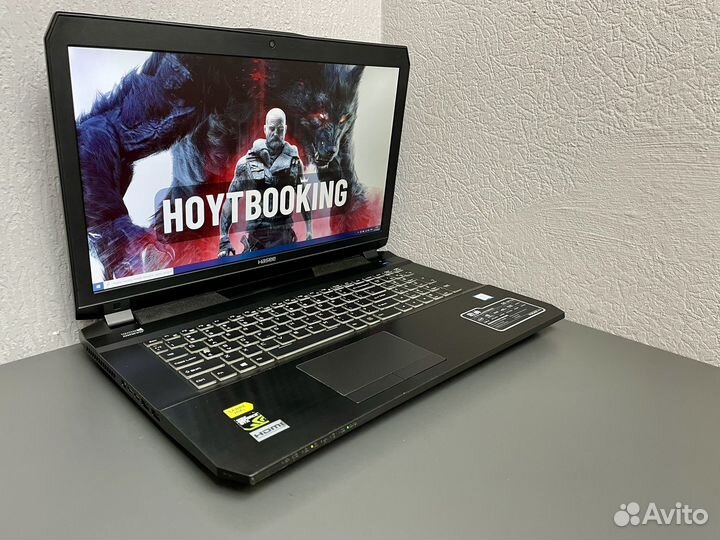 Большой игровой ноутбук Hasee/GTX 1070-8gb/SSD