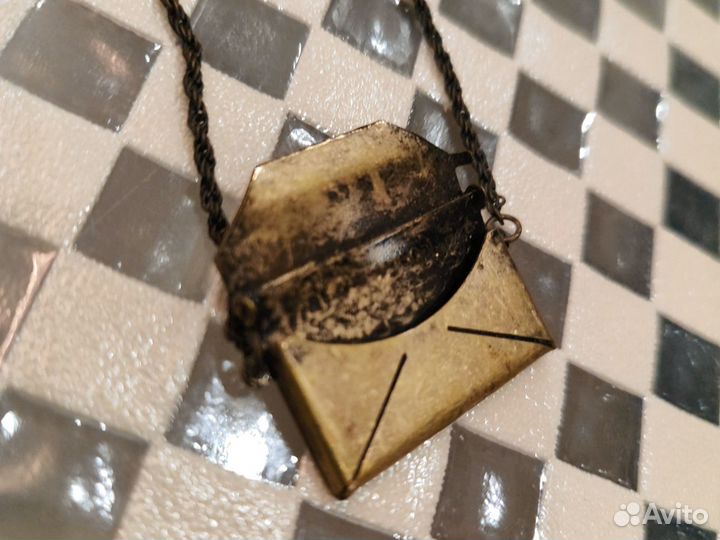 Кулон конверт-сумка металлические