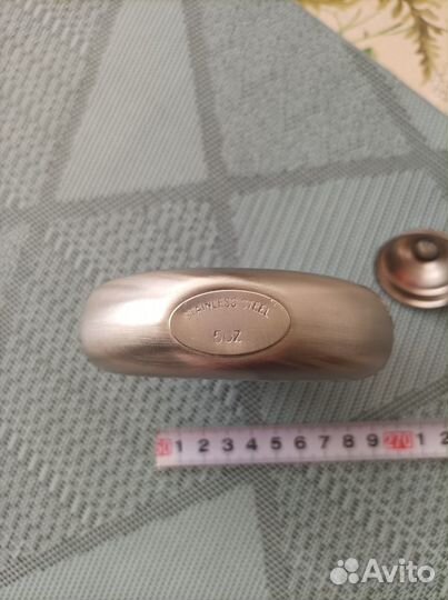 Фляга наржавеющая круглая