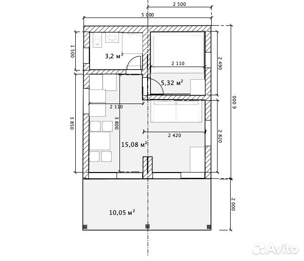 Строительство модульных домов 40 м²