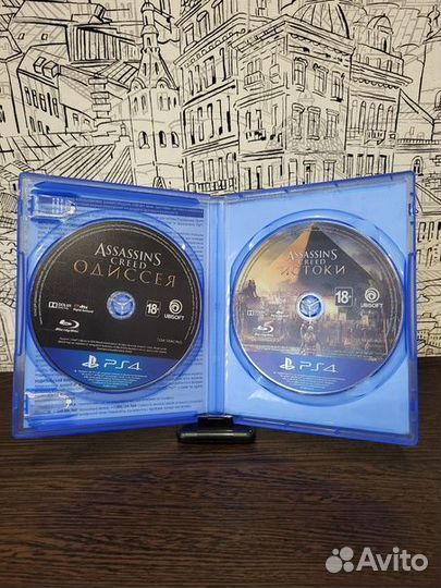 Assassins creed Одиссея + Истоки игры для ps4 ps5