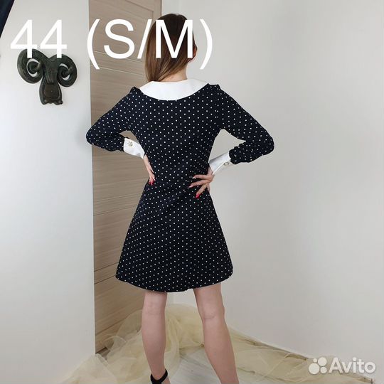 Платье в горошек AZU