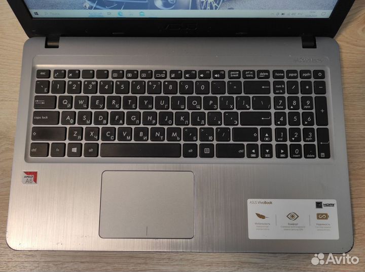 Ноутбук Asus 8Gb на SSD диске