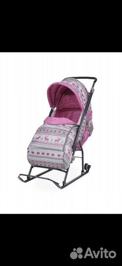 Санки коляска ника новые