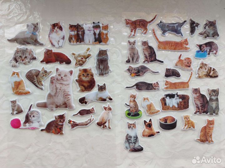 Наклейки обьемные