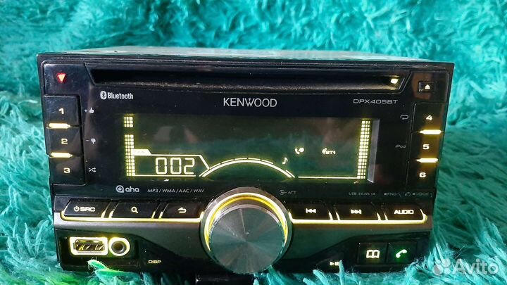 Магнитола 2din kenwood dpx405bt